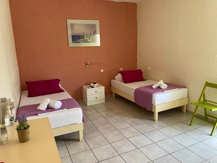Cleo Rooms 250M From The Beach 玛利亚 外观 照片